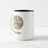 Ranger Rick | Ranger Rick Logo Tweekleurige Koffiemok (Voorkant links)