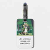 Ranger Rick | Ranger Rick Pointing Bagagelabel (Achterkant verticaal)