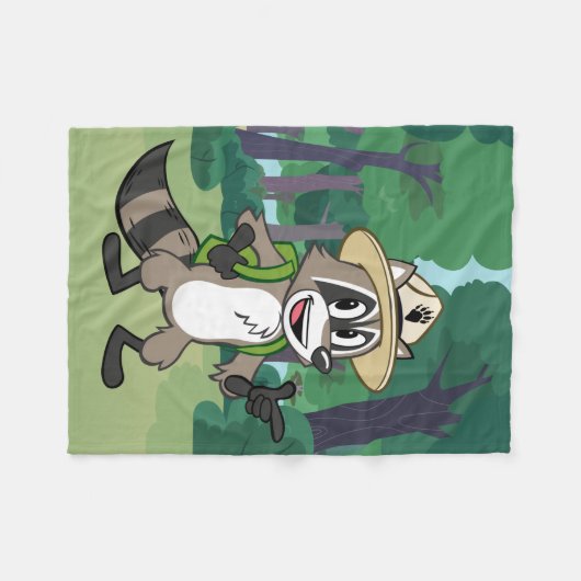 Ranger Rick | Ranger Rick Pointing Fleece Deken (Voorkant (Horizontaal))