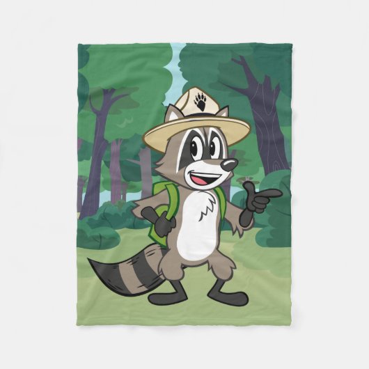 Ranger Rick | Ranger Rick Pointing Fleece Deken (Voorkant)