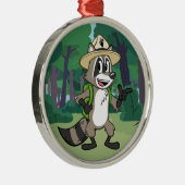 Ranger Rick | Ranger Rick Pointing Metalen Ornament (Rechts)