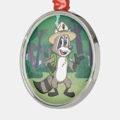 Ranger Rick | Ranger Rick Pointing Metalen Ornament (Links)