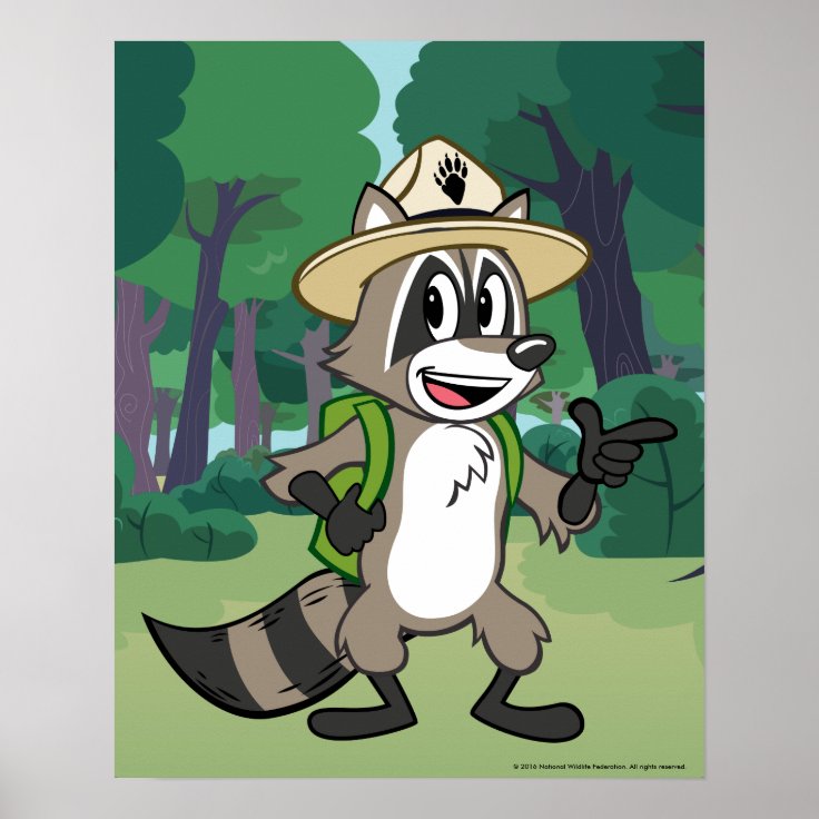 Ranger Rick | Ranger Rick Pointing Poster | Zazzle.nl
