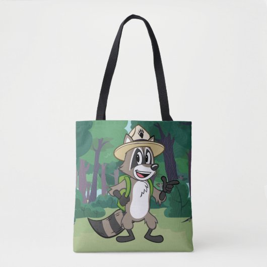 Ranger Rick | Ranger Rick Pointing Tote Bag (Voorkant)