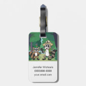 Ranger Rick | Ranger Rick & Ricky Bagagelabel (Achterkant verticaal)