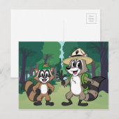 Ranger Rick | Ranger Rick & Ricky Briefkaart (Voorkant / Achterkant)