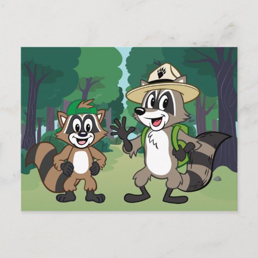 Ranger Rick | Ranger Rick & Ricky Briefkaart (Voorkant)