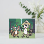 Ranger Rick | Ranger Rick & Ricky Briefkaart (Staand voorkant)