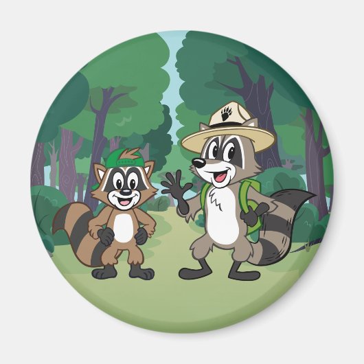 Ranger Rick | Ranger Rick & Ricky Magneet (Voorkant)