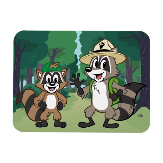 Ranger Rick | Ranger Rick & Ricky Magneet (Horizontaal)