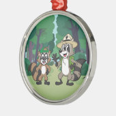 Ranger Rick | Ranger Rick & Ricky Metalen Ornament (Links)