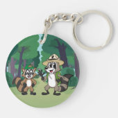 Ranger Rick | Ranger Rick & Ricky Sleutelhanger (Achterkant)