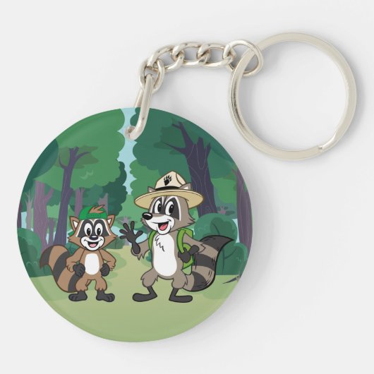 Ranger Rick | Ranger Rick & Ricky Sleutelhanger (Achterkant)