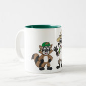 Ranger Rick | Ranger Rick & Ricky Tweekleurige Koffiemok (Voorkant links)