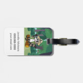 Ranger Rick | Ranger Rick Sitting Bagagelabel (Achterkant horizontaal)