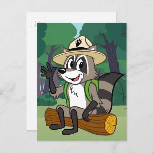 Ranger Rick | Ranger Rick Sitting Briefkaart (Voorkant / Achterkant)