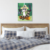 Ranger Rick | Ranger Rick Sitting Canvas Afdruk (Insitu (Slaapkamer))
