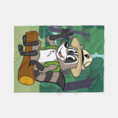 Ranger Rick | Ranger Rick Sitting Fleece Deken (Voorkant (Horizontaal))