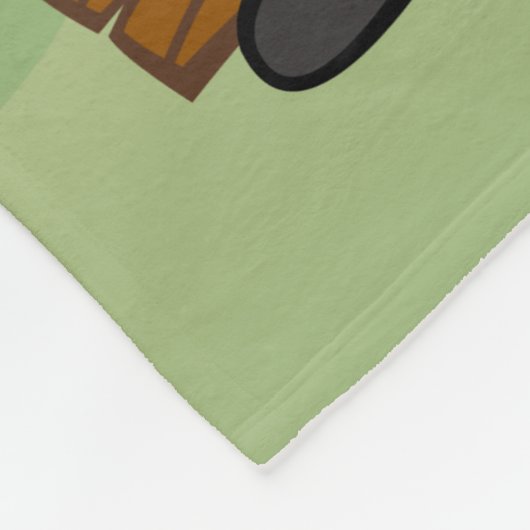 Ranger Rick | Ranger Rick Sitting Fleece Deken (Hoek)