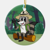 Ranger Rick | Ranger Rick Sitting Keramisch Ornament (Voorkant)