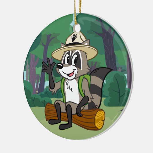 Ranger Rick | Ranger Rick Sitting Keramisch Ornament (Links)