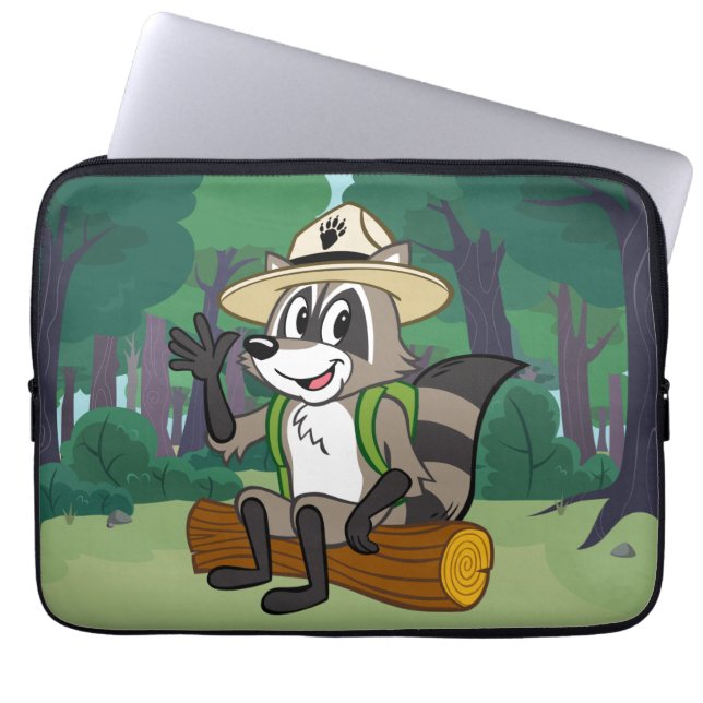 Ranger Rick | Ranger Rick Sitting Laptop Sleeve (Voorkant)