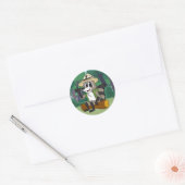 Ranger Rick | Ranger Rick Sitting Ronde Sticker (Envelop)