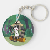 Ranger Rick | Ranger Rick Sitting Sleutelhanger (Achterkant)