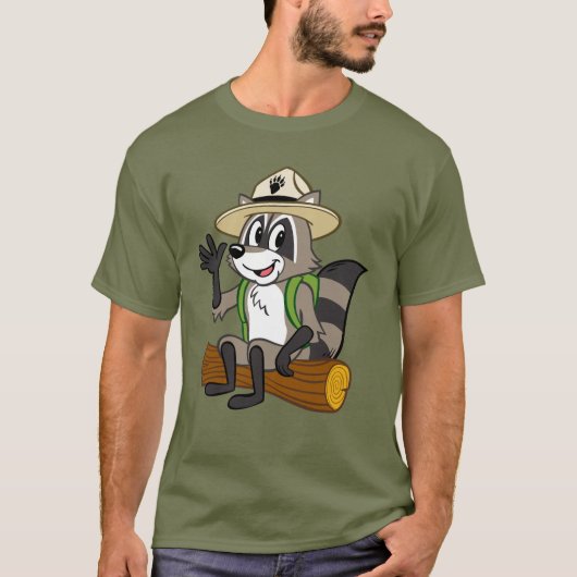 Ranger Rick | Ranger Rick Sitting T-shirt (Voorkant)