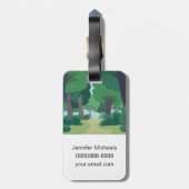 Ranger Rick | Reggie Otter Bagagelabel (Achterkant verticaal)