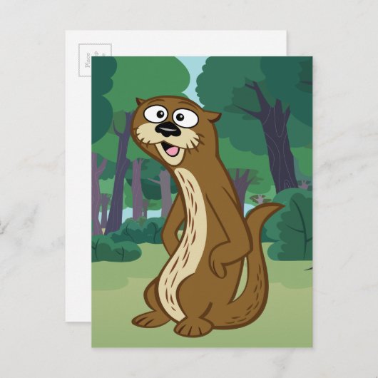 Ranger Rick | Reggie Otter Briefkaart (Voorkant / Achterkant)