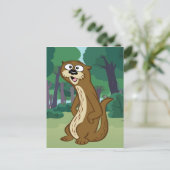 Ranger Rick | Reggie Otter Briefkaart (Staand voorkant)