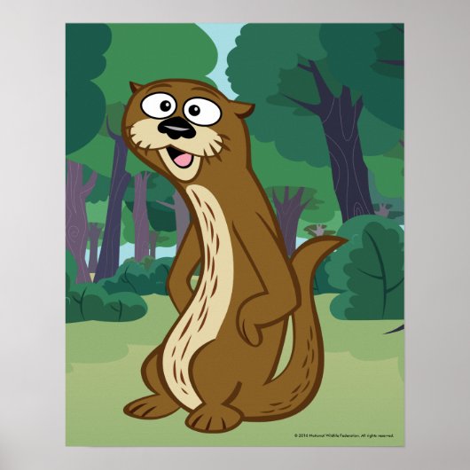 Ranger Rick | Reggie Otter Poster (Voorkant)