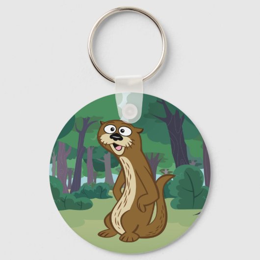 Ranger Rick | Reggie Otter Sleutelhanger (Voorkant)