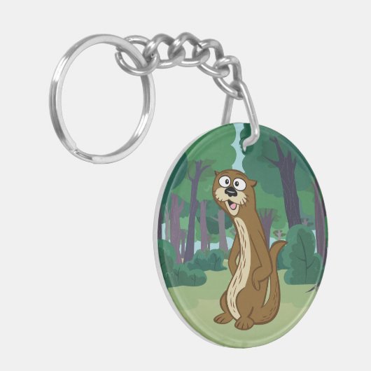 Ranger Rick | Reggie Otter Sleutelhanger (Voorkant Links)