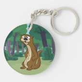 Ranger Rick | Reggie Otter Sleutelhanger (Achterkant)