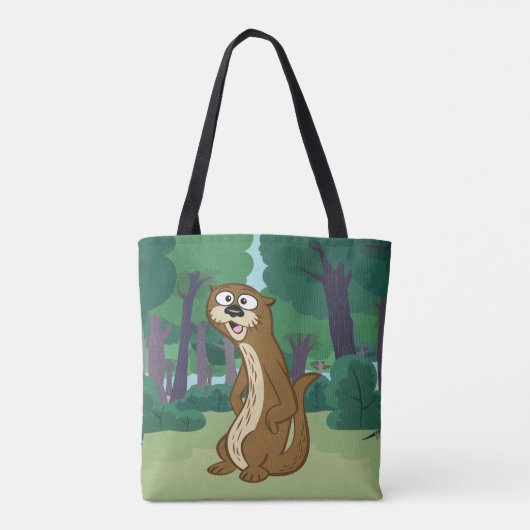 Ranger Rick | Reggie Otter Tote Bag (Achterkant)