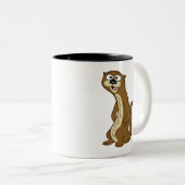 Ranger Rick | Reggie Otter Tweekleurige Koffiemok (Voorkant rechts)