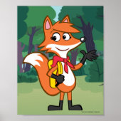 Ranger Rick | Scarlett Fox Waving Poster (Voorkant)