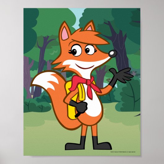 Ranger Rick | Scarlett Fox Waving Poster (Voorkant)