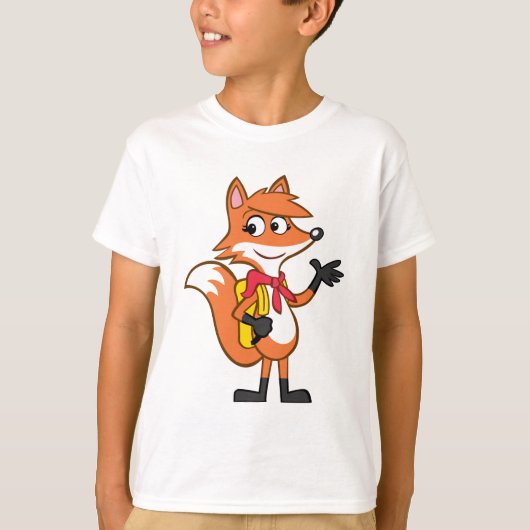 Ranger Rick | Scarlett Fox Waving T-shirt (Voorkant)
