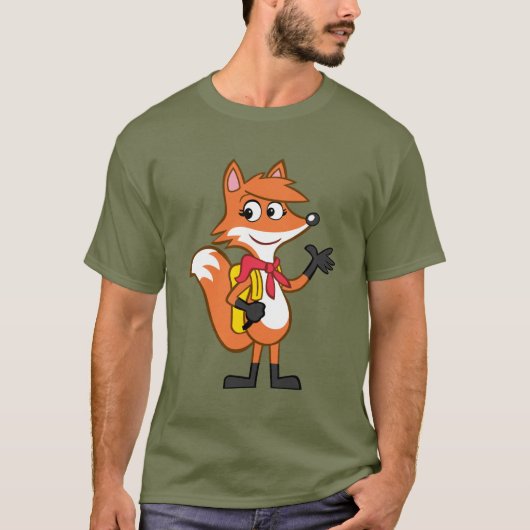 Ranger Rick | Scarlett Fox Waving T-shirt (Voorkant)