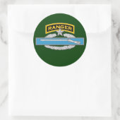 Ranger tab & 2d Award CIB Ronde Sticker (Tas)