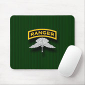 Ranger tab en HALO badge Muismat (Met muis)
