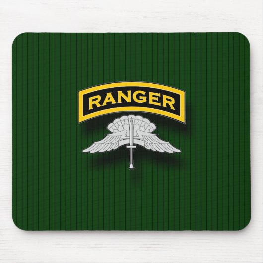Ranger tab en HALO badge Muismat (Voorkant)