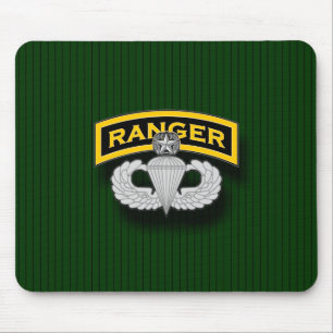 Ranger tab en Master Parachutist badge Muismat
