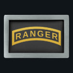 Ranger Tab Gesp<br><div class="desc">Klassieke zwarte en gele legerwoede tabel. Geweldig geschenk voor veteraan, geschenk voor militairen en een gave verjaardagscadeau voor jongens.</div>