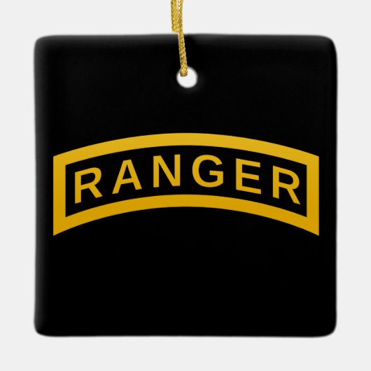 Ranger Tab Keramisch Ornament (Voorkant)