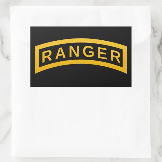 Ranger Tab Rechthoekige Sticker (Tas)