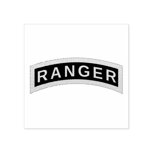 Ranger Tab Rubberstempel (Afrduk)